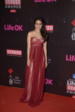 Shraddha Kapoor at Life Ok Screen Awards red carpet in Mumbai on 14th Jan 2015